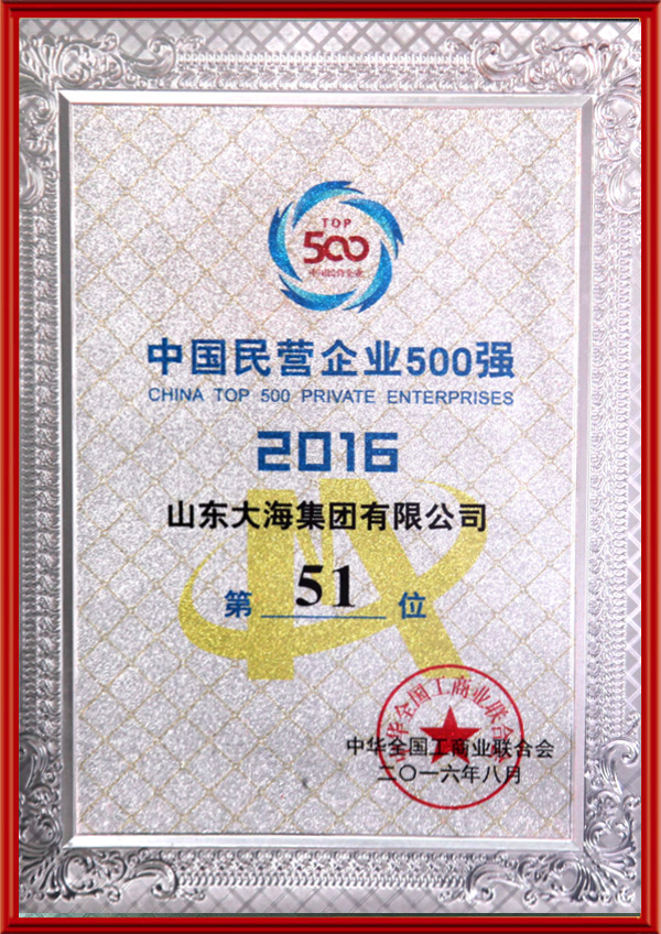 2016中国民营企业500强